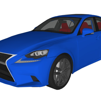 超精细汽车模型 雷克萨斯  Lexus IS350